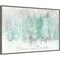 Peace on Earth Silver landscape by Cynthia Coulter 33-in. W x 23-in. H. Canvas Wall Art Print Framed in Grey